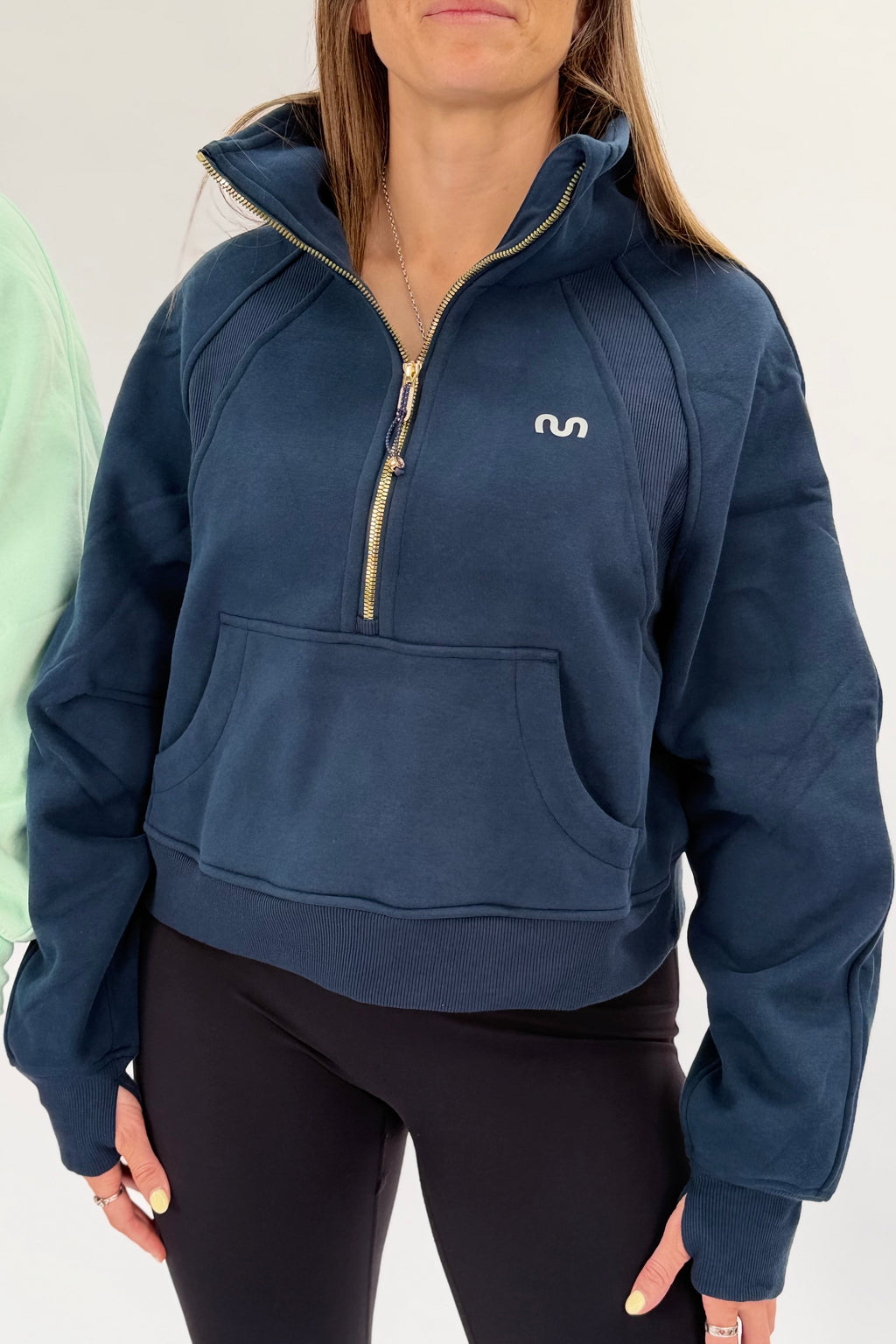 Mint Zip Crew