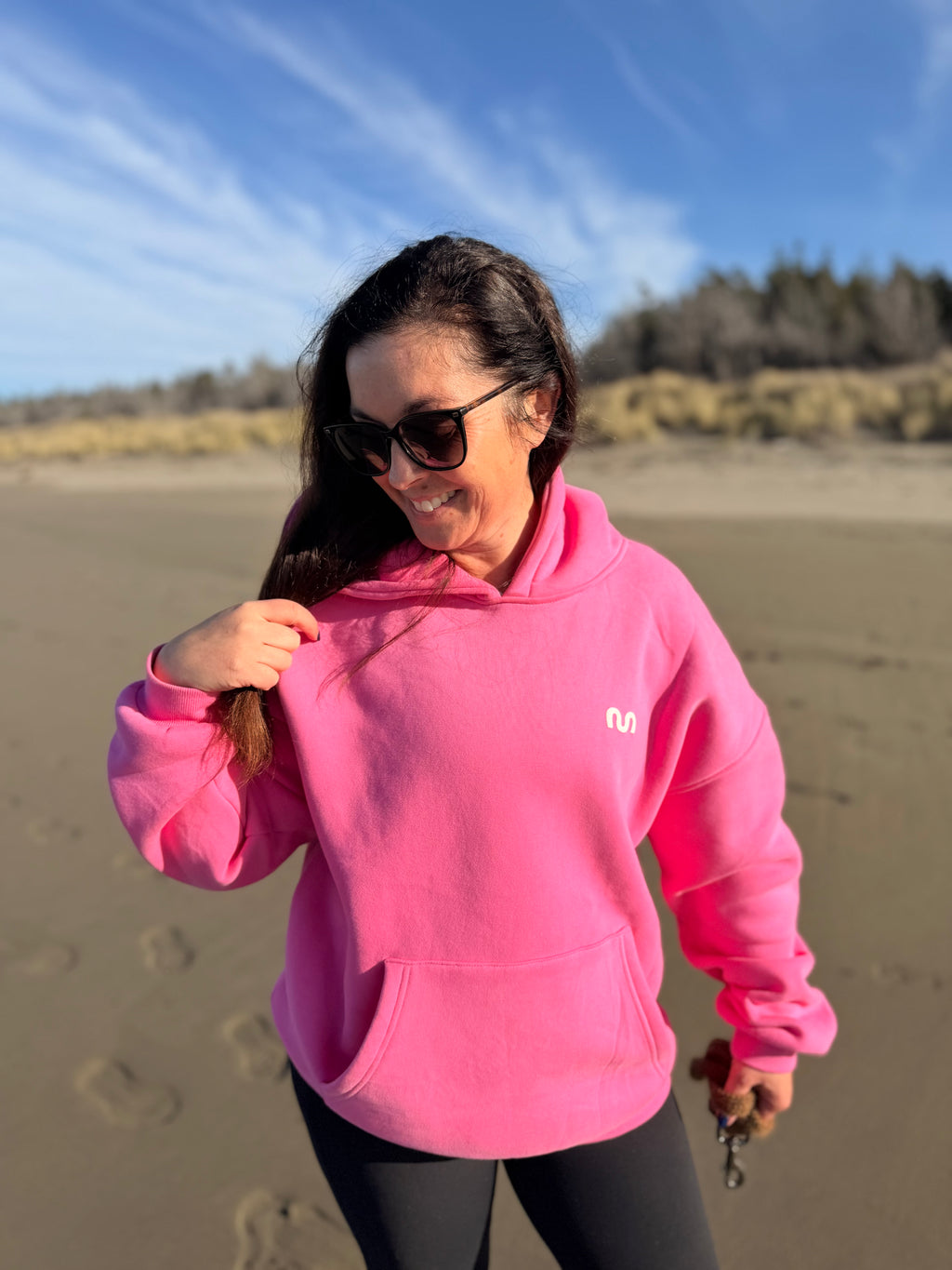 Bubblegum Pink Tidal Hoodie